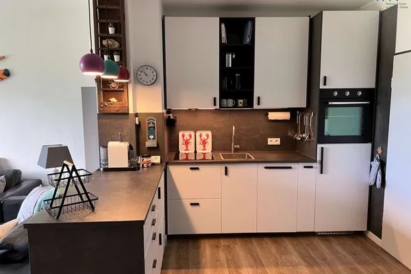 Küche / Küchenzeile Residenz am Rosengarten Ferienwohnung große Atempause