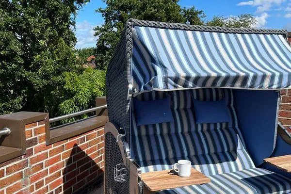 Balkon Haus Greune-Stee 49 Ferienwohnung Südstrandkrabbe