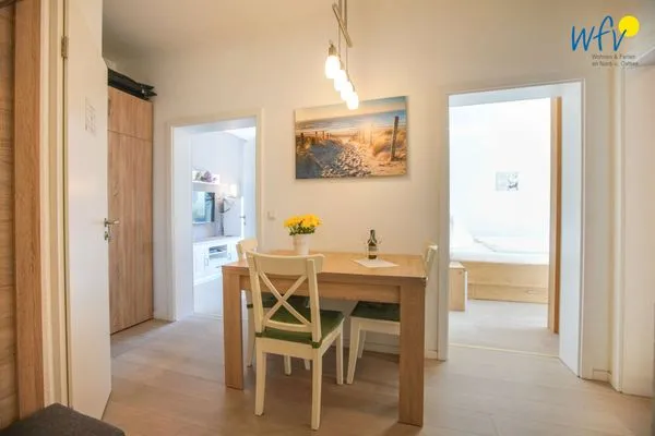 Essbereich Haus am Westkaap Ferienwohnung 2