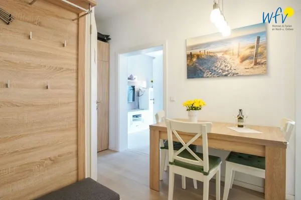 Essbereich Haus am Westkaap Ferienwohnung 2