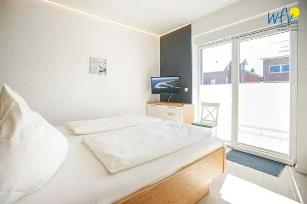 Schlafzimmer Haus am Westkaap Ferienwohnung 2