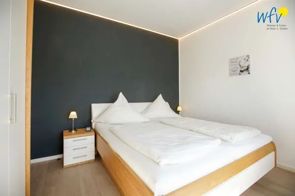 Schlafzimmer Haus am Westkaap Ferienwohnung 2