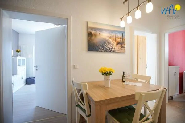 Essbereich Haus am Westkaap Ferienwohnung 2