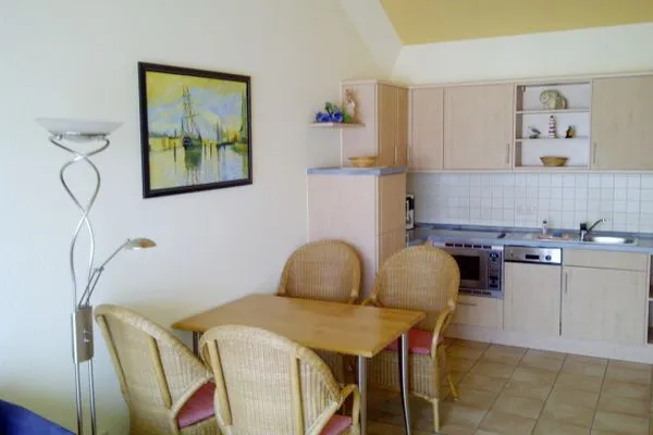 offene Küche Residenz am Strand Wohnung 2-44