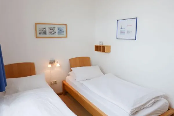 Schlafzimmer in der Ferienwohnung Therese 8 in Wittdün auf Amrum Haus *Therese* Ferienwohnung *Therese 8*