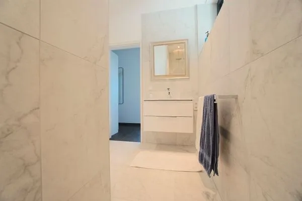 Badezimmer  Helle Ferienwohnung 'Eichkamp' für zwei Personen in ruhiger Wohnlage in Eckernförde