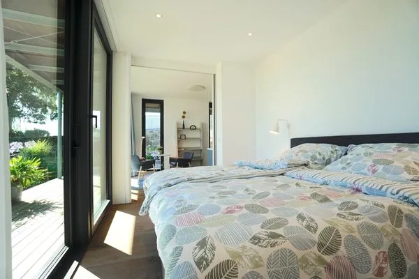 Schlafzimmer  Helle Ferienwohnung 'Eichkamp' für zwei Personen in ruhiger Wohnlage in Eckernförde