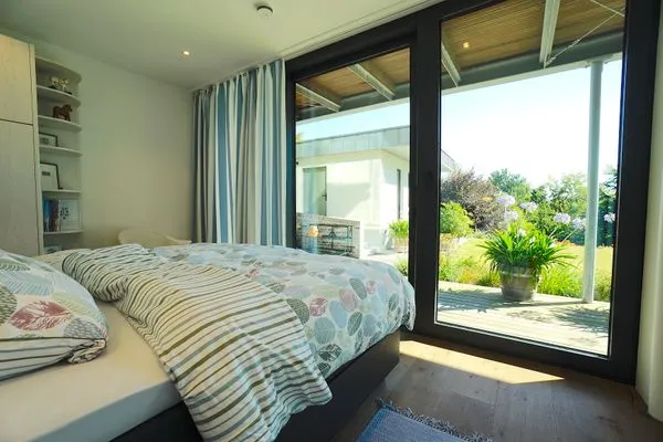 Schlafzimmer  Helle Ferienwohnung 'Eichkamp' für zwei Personen in ruhiger Wohnlage in Eckernförde