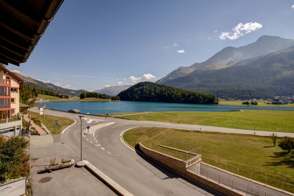 Chesa Munteratsch 2 1/2-Zimmerwohnung 202 Typ G Silvaplana - Balkon