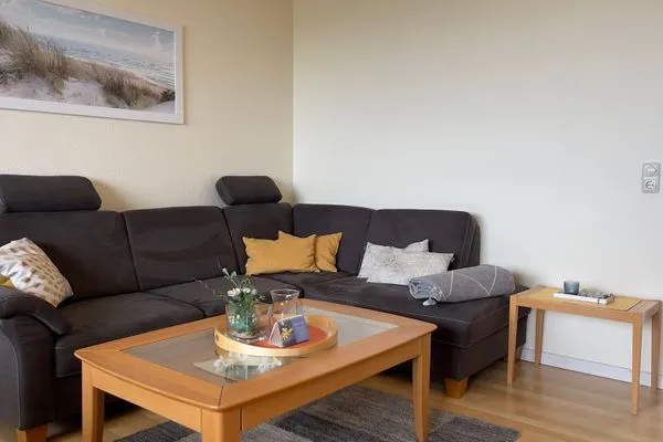 Haus am Sahlenburger Strand FeWo 15 Sahlenburg - Wohnzimmer