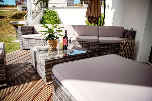 Terrasse Smart Resorts Haus Opal Ferienwohnung 401