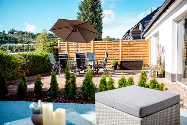 Terrasse Smart Resorts Haus Diamant Ferienwohnung 701