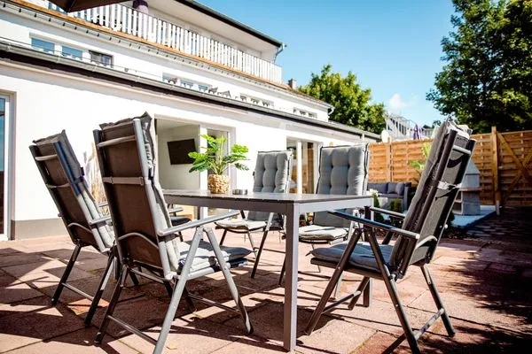 Terrasse Smart Resorts Haus Diamant Ferienwohnung 701