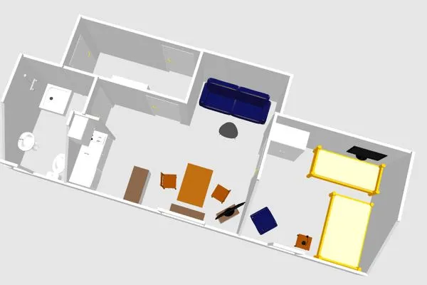 Grundriss Haus Hindenburgstr. 13 Ferienwohnung Lüttje Land