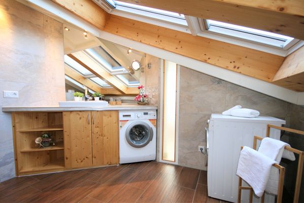  Ferienwohnung Neuschwanstein Ferienwohnungen in Hopfen am See - Badezimmer