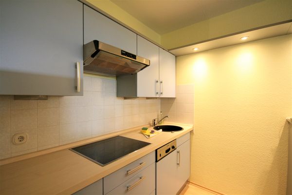  Ferienappartement Panoramablick Ferienwohnungen in Hopfen am See - Küche / Küchenzeile