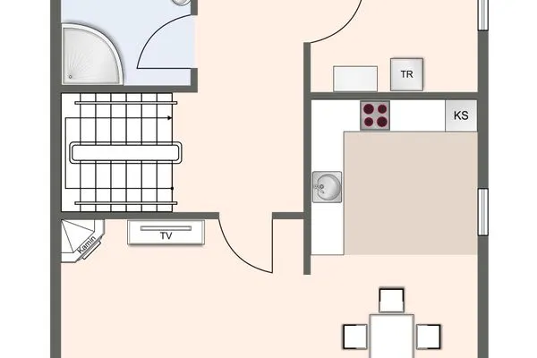 Ferienhaus Dorfliebe Ferienhaus Dorfliebe SPO Dorf - Grundriss
