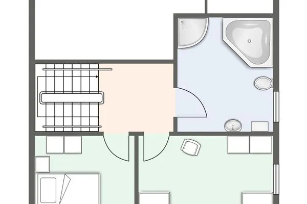 Ferienhaus Dorfliebe Ferienhaus Dorfliebe SPO Dorf - Grundriss