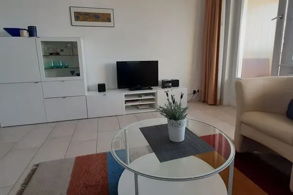 Haus am Sahlenburger Strand FeWo 27 Sahlenburg - Wohnzimmer