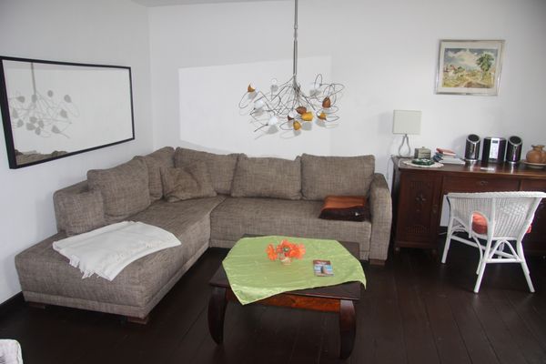  Ferienhaus an der Goldschmiede Wieck - Wohnzimmer