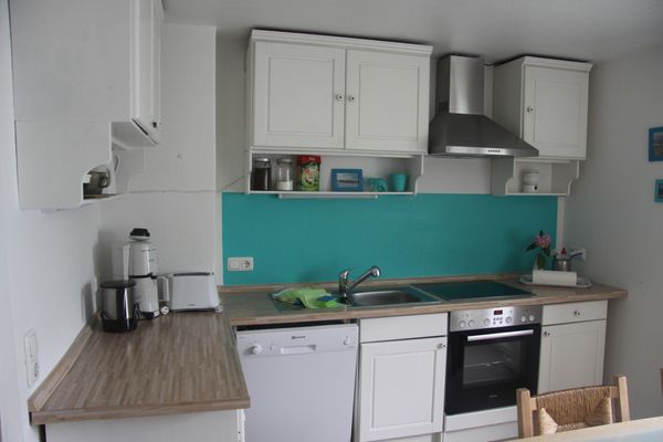  Ferienhaus an der Goldschmiede Wieck - Küche / Küchenzeile