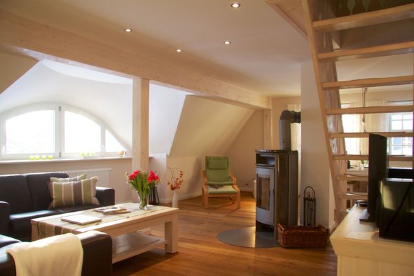 Am Trommelplatz - Ferienwohnung 4  - Wohnzimmer