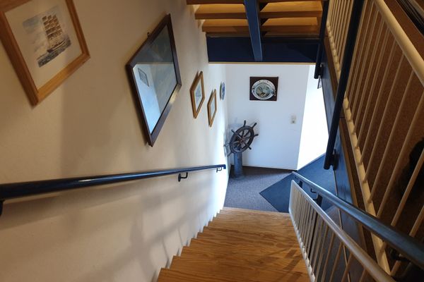 Pension Martens - Mansadenwohnung Wieck - Fassade / Eingang