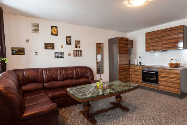 Vitusfort Appartement "Guinness Suite" Ferienwohnungen in Hopfen am See - Wohnzimmer