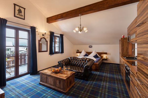 Vitusfort Appartement "Highlander Suite" Ferienwohnungen in Hopfen am See - Schlafzimmer