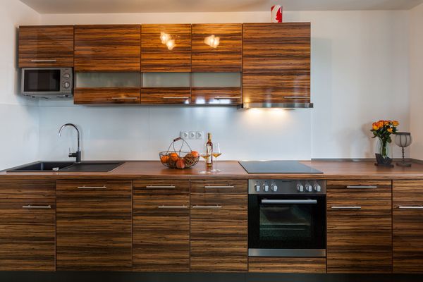 Vitusfort Appartement "Irish Whisky Suite" Ferienwohnungen in Hopfen am See - Küche / Küchenzeile