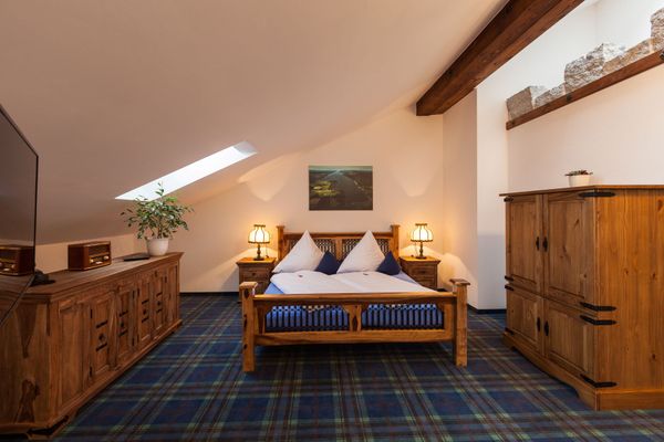Vitusfort Doppelzimmer Loch Ness Ferienwohnungen in Hopfen am See - Schlafzimmer