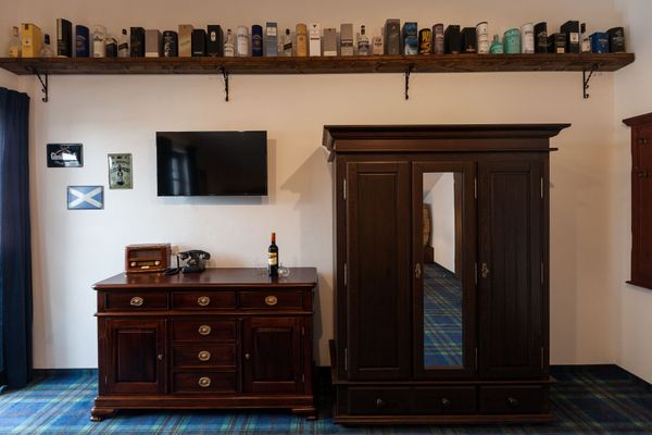 Vitusfort Doppelzimmer Scottish Whisky Ferienwohnungen in Hopfen am See - Schlafzimmer