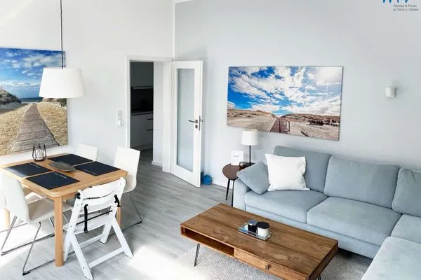 Wohnzimmer Haus Niedersachsen Ferienwohnung 12