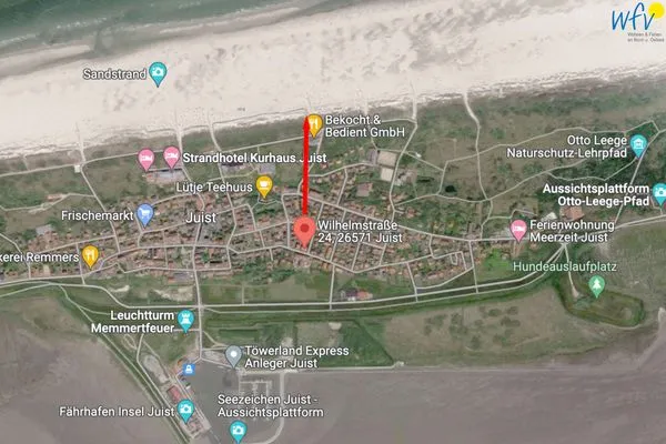 Vogelperspektive Haus Niedersachsen Ferienwohnung 12