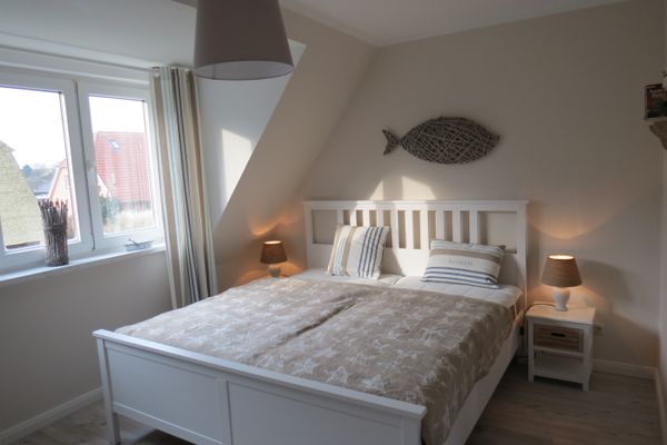 Ferienhaus Anlage Ostland17 Dünenbrise  Nr. 17 b Dorf - Schlafzimmer