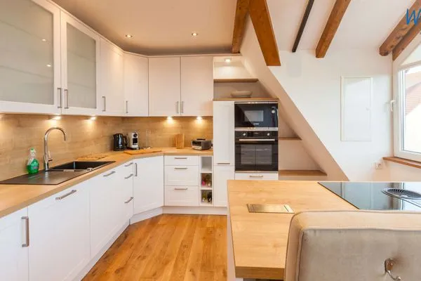 Küche / Küchenzeile Haus Margarete Ferienwohnung kleine Töwerliebe