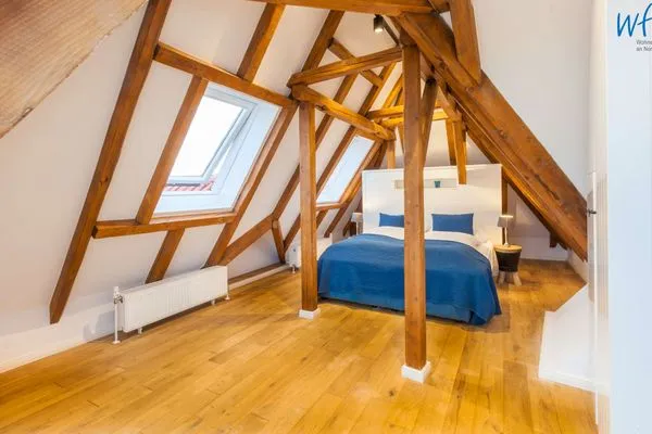 Schlafzimmer Haus Margarete Ferienwohnung kleine Töwerliebe
