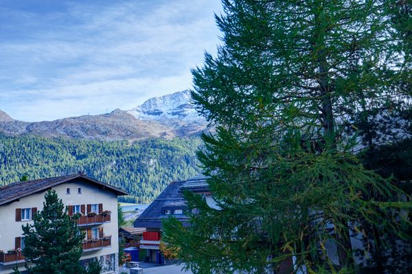 Chesa Munteratsch 1-Zimmerwohnung 307 Typ B Silvaplana - Balcony