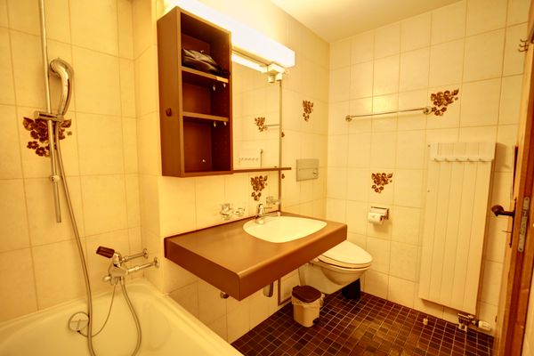 Chesa Munteratsch 1-Zimmerwohnung 307 Typ B Silvaplana - Bathroom