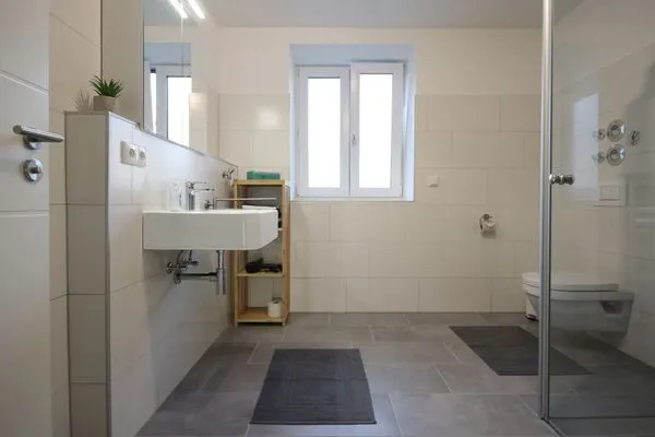 Badezimmer  Lechfelsen WG 8 - Oberbayern