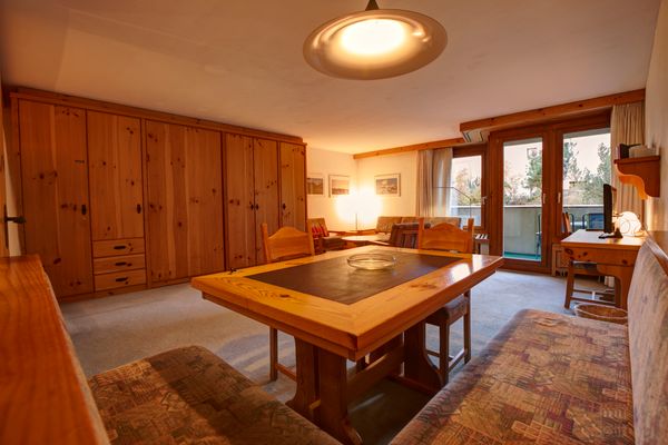 Chesa Munteratsch 1 1/2-Zimmerwohnung 309 Typ C Silvaplana - Living room