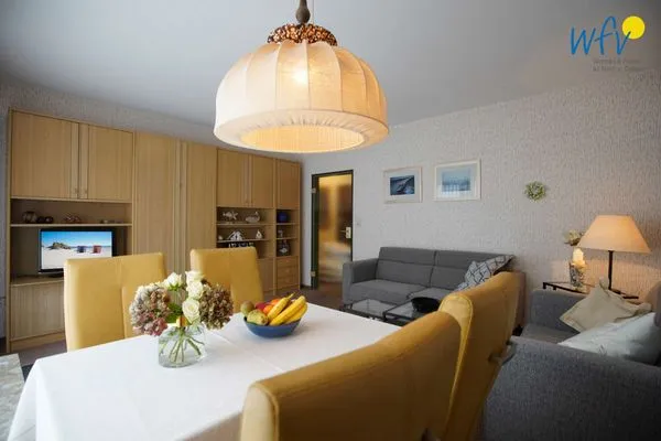 Wohnzimmer Haus Bonhuis Ferienwohnung Bahnhofspark