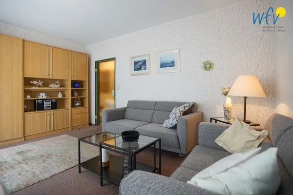 Wohnzimmer Haus Bonhuis Ferienwohnung Bahnhofspark