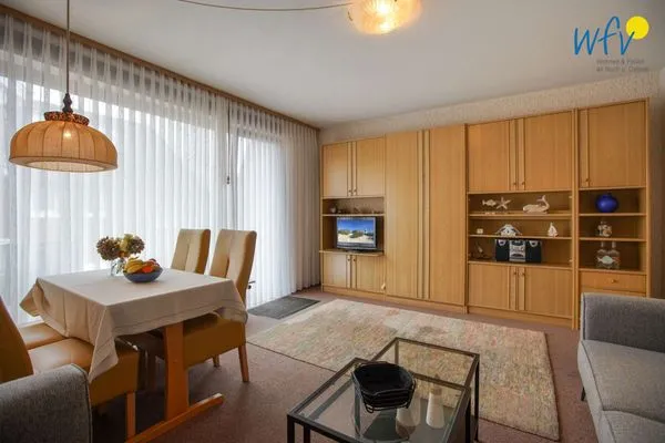 Wohnzimmer Haus Bonhuis Ferienwohnung Bahnhofspark