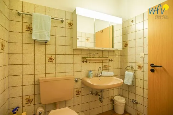 Badezimmer Haus Bonhuis Ferienwohnung Bahnhofspark