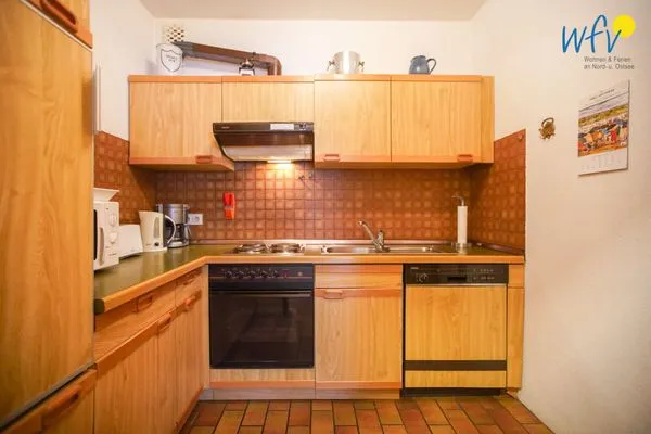 Küche / Küchenzeile Haus Bonhuis Ferienwohnung Bahnhofspark