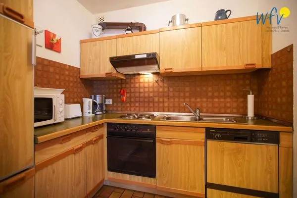 Küche / Küchenzeile Haus Bonhuis Ferienwohnung Bahnhofspark