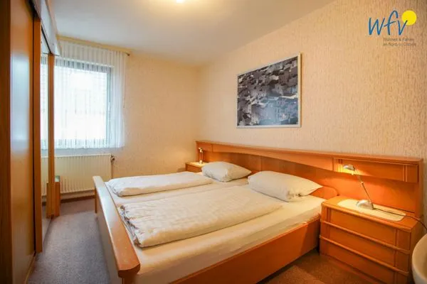 Schlafzimmer Haus Bonhuis Ferienwohnung Bahnhofspark