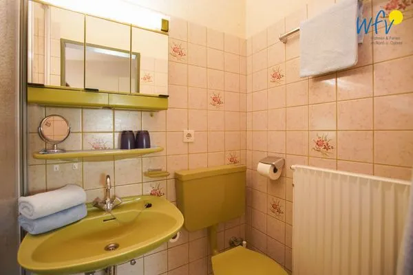 Badezimmer Haus Bonhuis Ferienwohnung Lütje Park