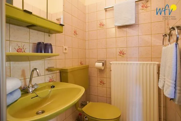 Badezimmer Haus Bonhuis Ferienwohnung Lütje Park